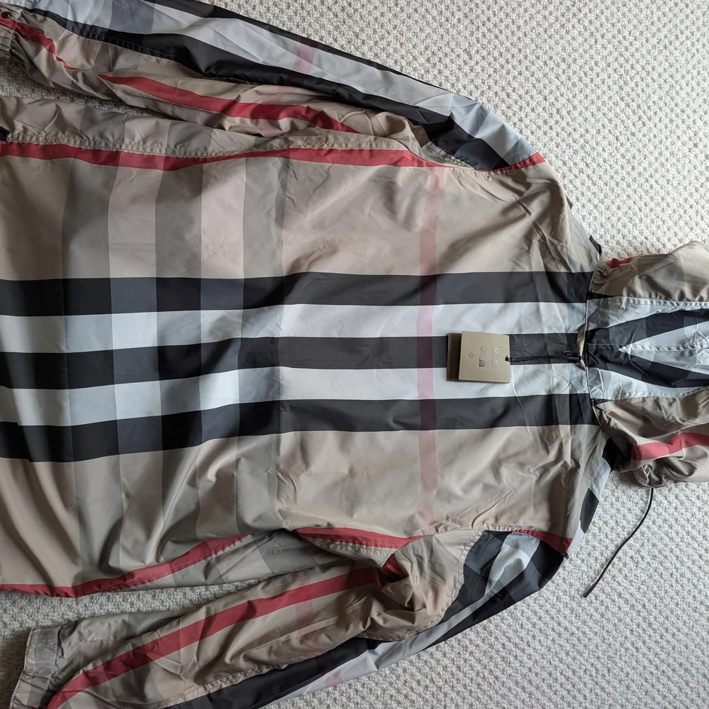 Burberry Black Hooded Raincoat - Picture 4 of 5